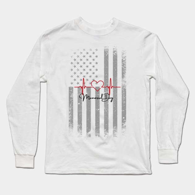 Wonderful Memorial Day Long Sleeve T-Shirt by Color-Lab